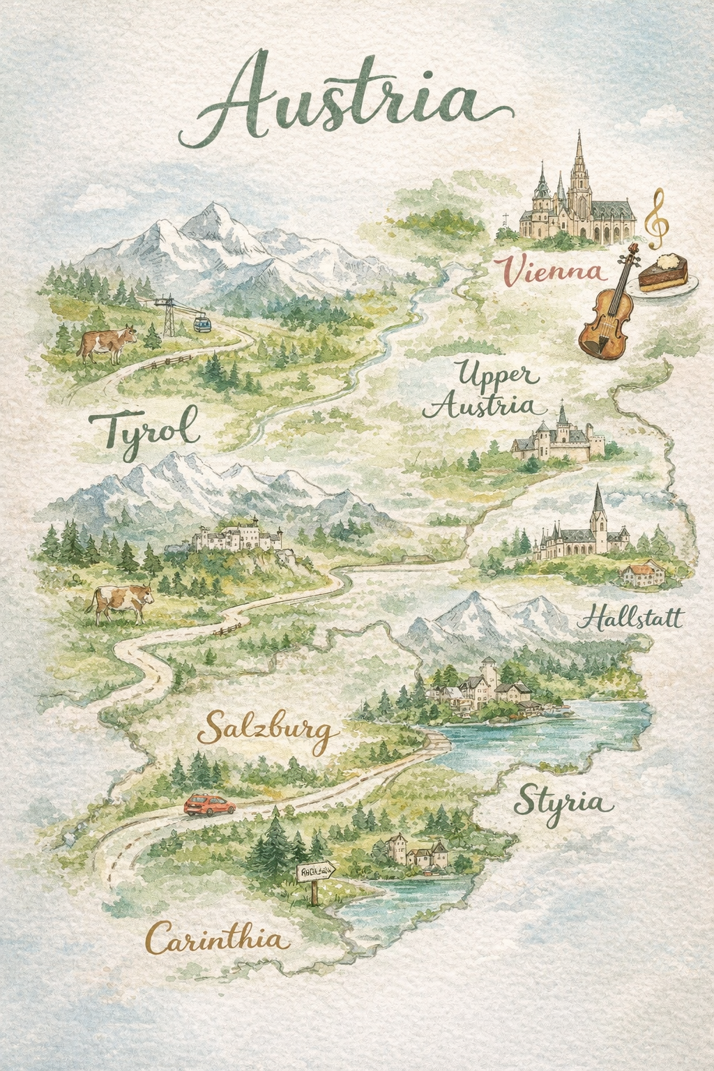 Itinéraire de 10 jours en Autriche : notre road trip entre villes, lacs et montagnes